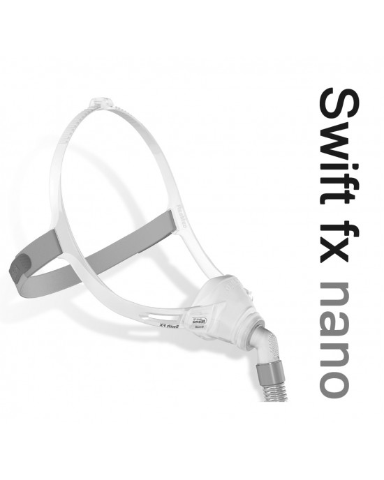 ResMed Swift™ FX Nano Ρινική Μάσκα CPAP με Κεφαλοδέτη (Εξαντλημένο)